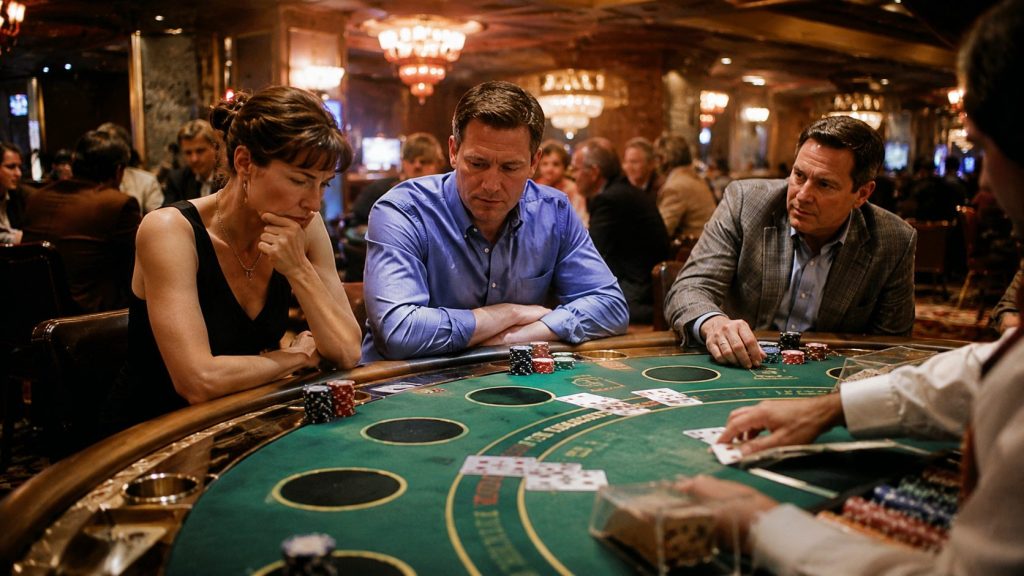 Diferencias entre asegurar y arriesgar en blackjack