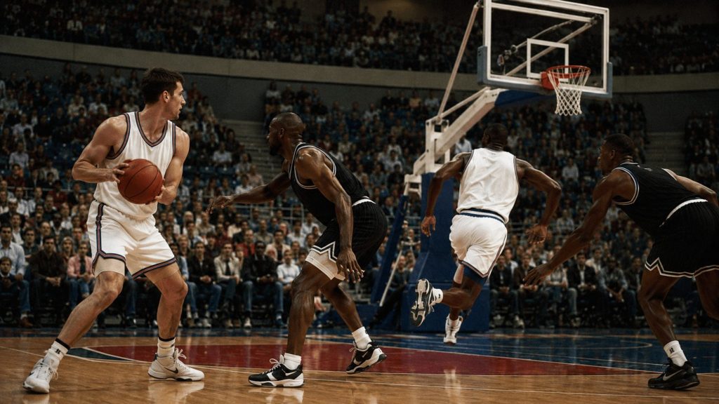 Importancia de los cortes hacia el aro sin balón en baloncesto